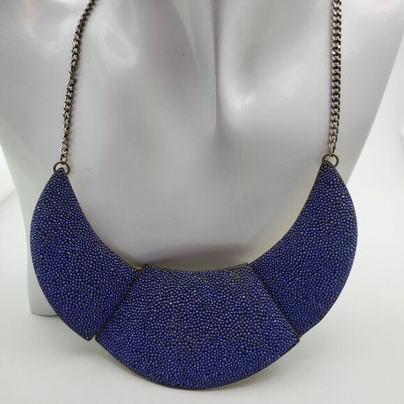 Velvet Elvis spackle royal blue‎ necklace 💙  N1040 - Picture 1 of 4
